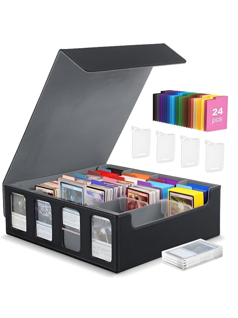 Card Storage Box for Trading Cards, 3000+ MTG Deck Box